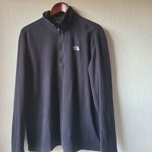 The North Face Men's Zip-Up Black Sweater Size XL